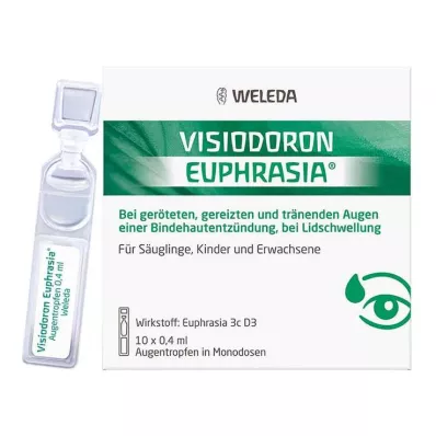 Visiodoron Euphrasia gotas para los ojos en monodosis, 10x0,4 ml Visiodoron Euphrasia gotas para los ojos en monodosis, 10x0,4 ml
