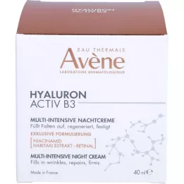 AVENE Hyaluron Activ B3 Crema de noche multiintensiva, 40 ml