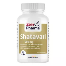 SHATAVARI Extracto 20 % 500 mg Cápsulas, 90 unid