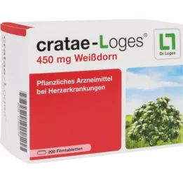 CRATAE-LOGES 450 mg comprimidos recubiertos de espino blanco, 200 unidades