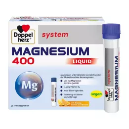 DOPPELHERZ Magnesio 400 Sistema líquido Trinkamp., 30 uds
