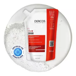 VICHY DERCOS Champú Vital+envase de recambio, 500 ml