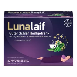 LUNALAIF Bolsita de bebida caliente Good Sleep, 20 uds