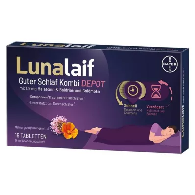 LUNALAIF Comprimidos Good Sleep Combi Depot, 15 uds