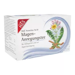 H&amp;S Bolsa de filtro de té estimulante del estómago, 20X2,0 g