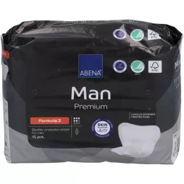 ABENA Man Premium fórmula 2 plantillas, 15 uds