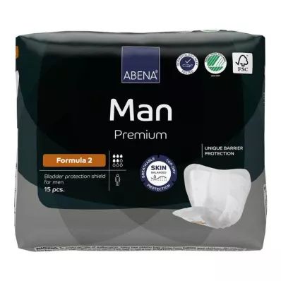 Plantillas Abena Man Premium Fórmula 2, 15 piezas