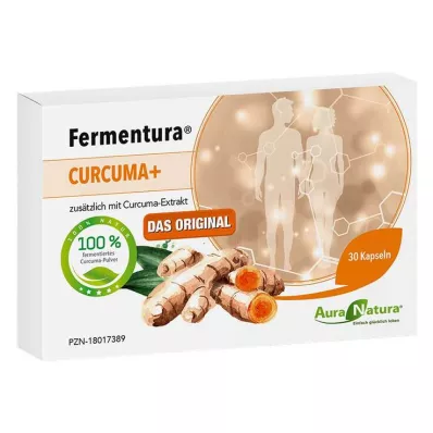 FERMENTURA Cúrcuma plus cápsulas, 30 uds