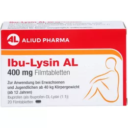 IBU-LYSIN AL 400 mg comprimidos recubiertos con película, 20 uds