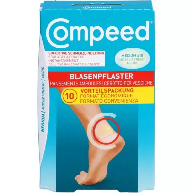 COMPEED Esparadrapo medio nuevo, 10 unidades