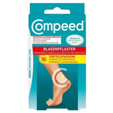 COMPEED Esparadrapo medio nuevo, 10 unidades