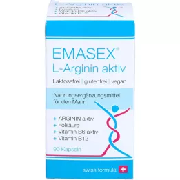 EMASEX L-Arginina Cápsulas Activas, 90 Cápsulas