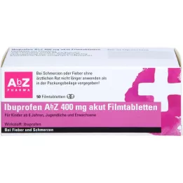 IBUPROFEN AbZ 400 mg comprimidos recubiertos agudos, 50 uds