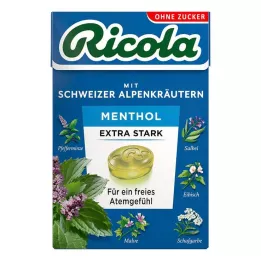 RICOLA o.Z.Box Caramelos mentolados extra fuertes, 50 g