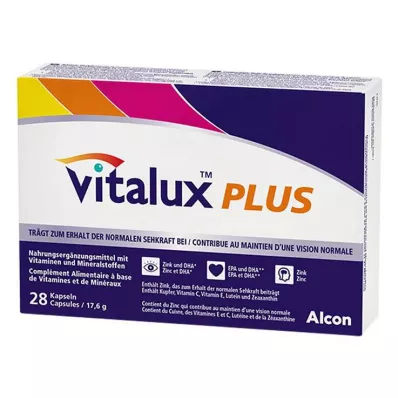 Cápsulas Vitalux Plus, 28 piezas