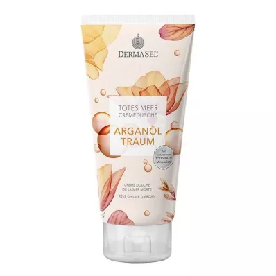 Dermasel Crema del Mar Muerto Ducha Aceite de Argán Sueño, 200 ml