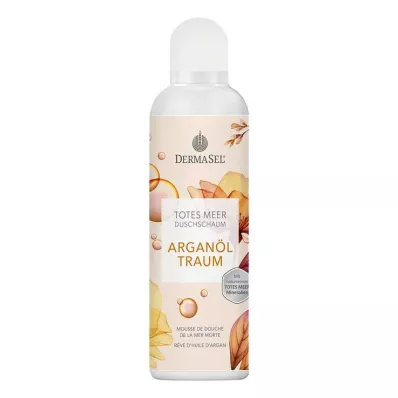 Dermasel Espuma de Ducha del Mar Muerto Aceite de Argán Sueño, 200 ml
