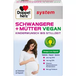 DOPPELHERZ Embarazadas+Madres veganas syst.combipack., 60 uds