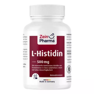 L-HISTIDIN 500 mg cápsulas, 60 uds