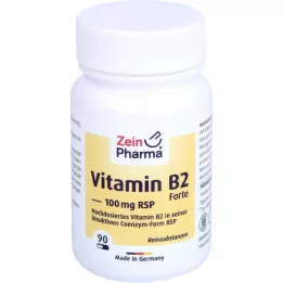 VITAMIN B2 FORTE 100 mg cápsulas bioactivas R5P, 90 uds