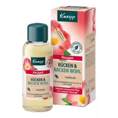 Aceite de masaje Kneipp espalda &amp; bienestar del cuello (100 ml)