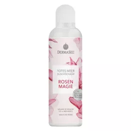 DERMASEL Espuma de ducha del Mar Muerto Rosa Mágica, 200 ml