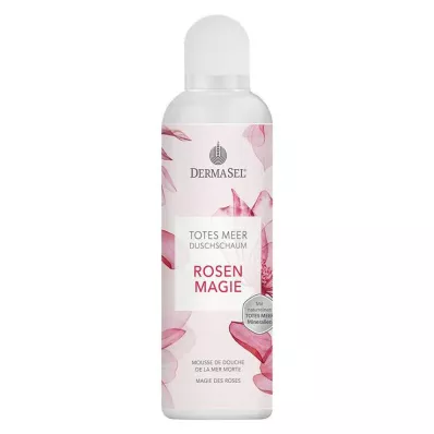 Dermasel Espuma de Ducha del Mar Muerto Rose Magic, 200 ml