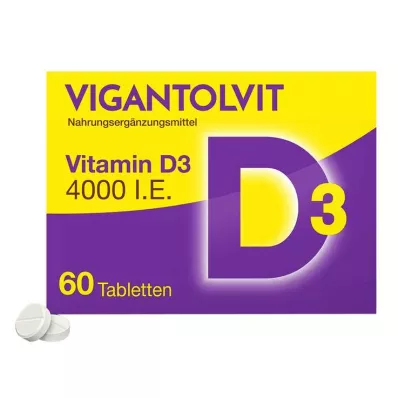Vigantolvit 4.000 UI tabletas de vitamina D3, 60 piezas