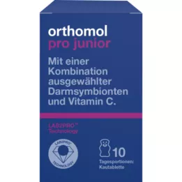 ORTHOMOL pro junior comprimidos masticables, 10 uds