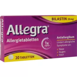 ALLEGRA Alergia comprimidos 20 mg comprimidos, 20 uds