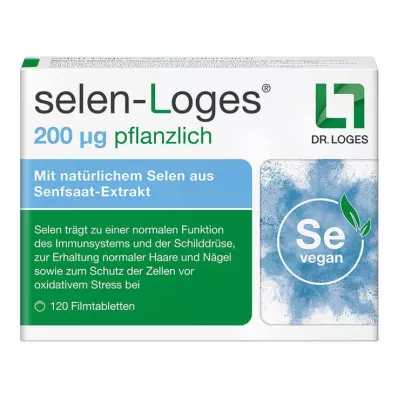 Selen-Loges 200 µg tabletas recubiertas de película vegetal, 120 st