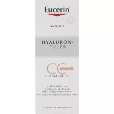 EUCERIN Hyaluron-Filler Anti-Age CC Cr.mitt.LSF 15, 50 ml