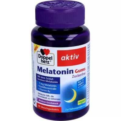 DOPPELHERZ Melatonin Gums, 40 uds