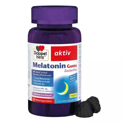DOPPELHERZ Melatonin Gums, 40 uds