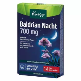 KNEIPP Valeriana Noche 700 mg Comprimidos recubiertos con película, 30 Cápsulas