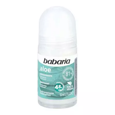 Babaria Desodorante Roll-on Aloe Vera 48 horas (50 ml)