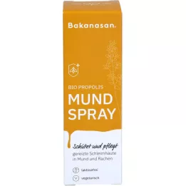 BAKANASAN Spray bucal de propóleo ecológico, 15 ml