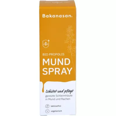 BAKANASAN Spray bucal de propóleo ecológico, 15 ml