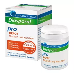 MAGNESIUM DIASPORAL pro D3+K2 DEPOT Muscle+Kno.Tab, 30 uds