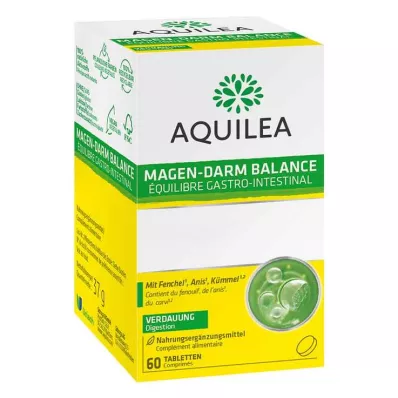 Tabletas de equilibrio intestinal del estómago de Aquilea, 60 st