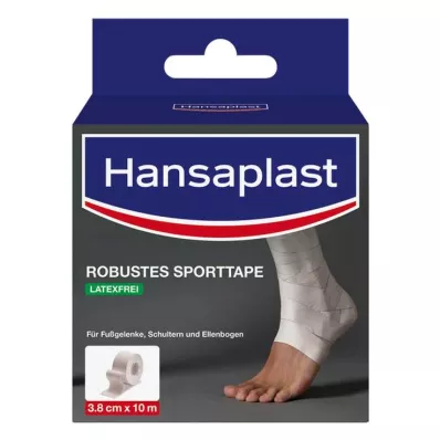 Hansaplast cinta deportiva robusta 3,8 cm x 10 m blanca, 1 pieza