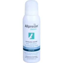 ALLPRESAN Crema espumosa Microsilver+Repair diabética, 125 ml