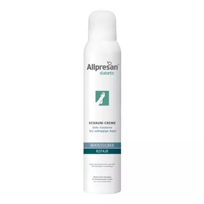 Allpresan diabético microplata + crema de espuma reparadora, 200 ml