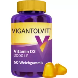 VIGANTOLVIT 2000 U.I. vitamina D3 gomas blandas, 60 uds