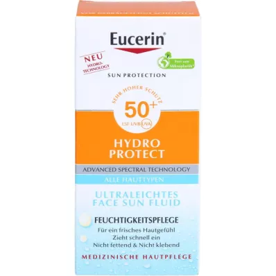 EUCERIN Fluido solar Hydro Protect Rostro LSF 50+, 50 ml