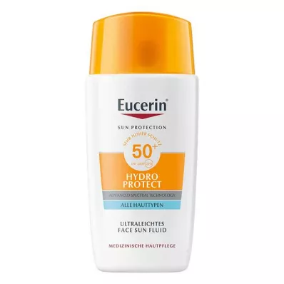 EUCERIN Fluido solar Hydro Protect Rostro LSF 50+, 50 ml
