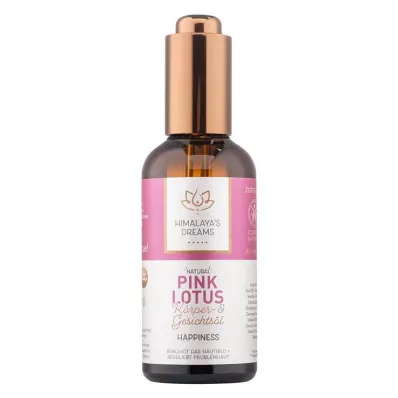 Himalayas Dreams Ayurveda Body &amp; Aceite facial Loto Rosa, 100 ml