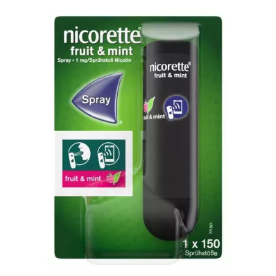 Nicorette Fruit &amp; Spray de menta 1 mg / spray Nfc, 1 pieza