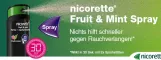 Instructions for use for Nicorette Fruit & Spray de menta 1 mg / spray NFC, 2 piezas - 1