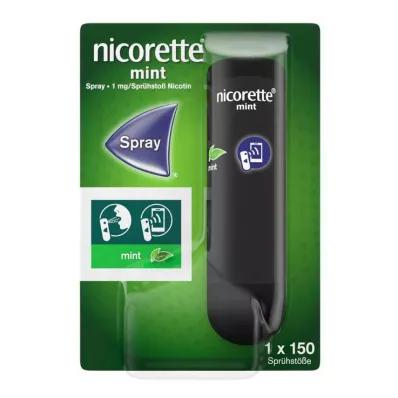 spray Nicorette sabor menta con 1 mg de nicotina por pulverización, 1 unidad